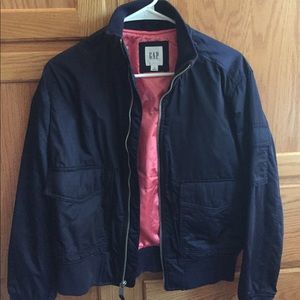 Blue bomber jacket vintage